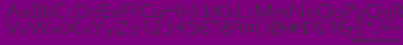 Sigismundus Font – Black Fonts on Purple Background