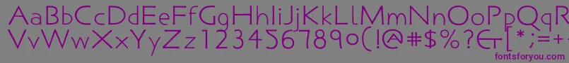 Sigismundus Font – Purple Fonts on Gray Background