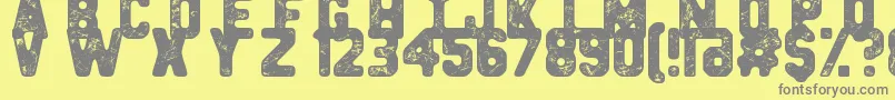 More about HeavyMetalBox Font HeavyMetalBox Font – Gray Fonts on Yellow Background
