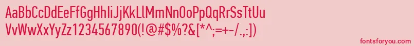 fuente PfdintextcompproRegular – Fuentes Rojas Sobre Fondo Rosa
