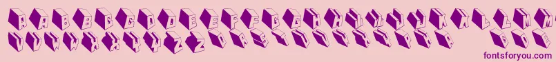 Lisätietoja Mktypobricksrough-fontista Mktypobricksrough-fontti – violetit fontit vaaleanpunaisella taustalla