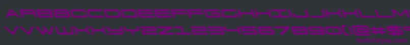 911porschav3left Font – Purple Fonts on Black Background