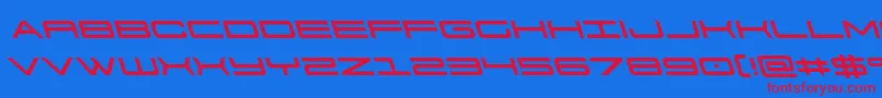 Police 911porschav3left – polices rouges sur fond bleu