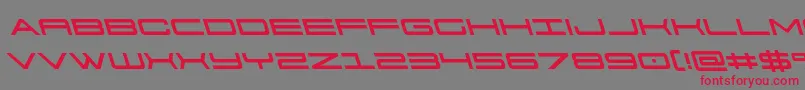 911porschav3left Font – Red Fonts on Gray Background