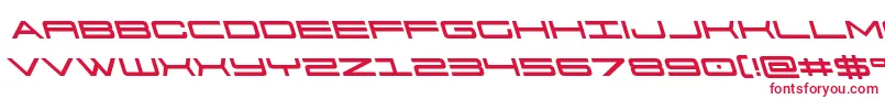 911porschav3left Font – Red Fonts on White Background