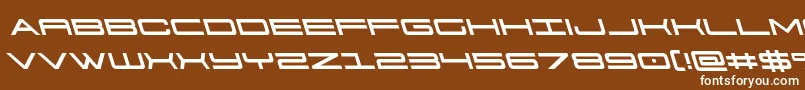 911porschav3left Font – White Fonts on Brown Background