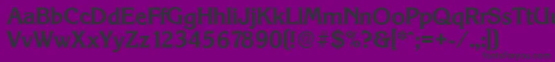 KorinthserialBold Font – Black Fonts on Purple Background