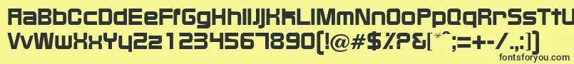More about BixbyRegularDb Font BixbyRegularDb Font – Black Fonts on Yellow Background