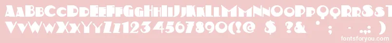 More about Kerfuffle Font Kerfuffle Font – White Fonts on Pink Background