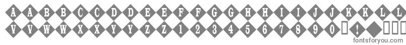 フォントFrootstand – 灰色のフォント