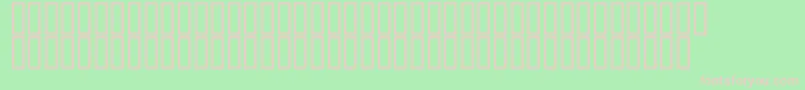 McsQudsDeco Font – Pink Fonts on Green Background