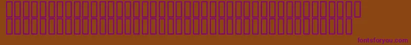 McsQudsDeco Font – Purple Fonts on Brown Background