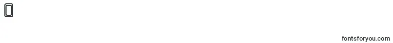 Hallandalesquareinline Font – Fonts for Digit 0