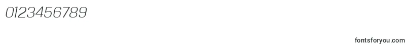 BreuertextLightItalic Font – Fonts for Numbers and Digits