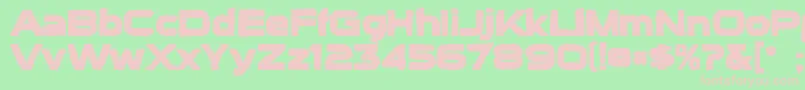 Suigenerisink Font – Pink Fonts on Green Background