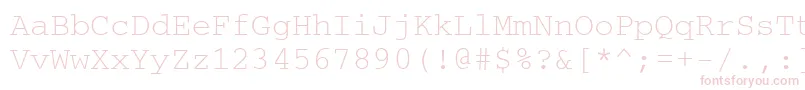 Ukrainiancourier Font – Pink Fonts on White Background