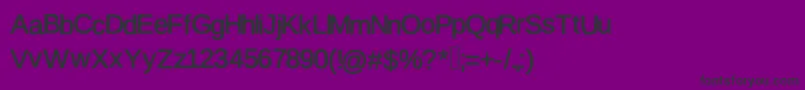 Firsta Font – Black Fonts on Purple Background