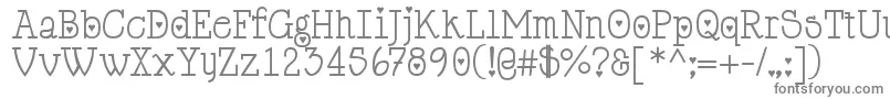 Шрифт Cupiddelocke – серые шрифты