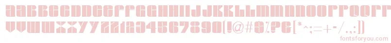 GroverRegular Font – Pink Fonts on White Background