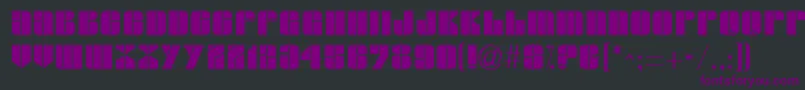 GroverRegular Font – Purple Fonts on Black Background