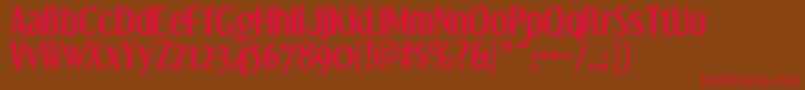 Dreamorphans ffy Font – Red Fonts on Brown Background