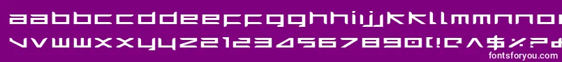 HarrierExpanded Font – White Fonts on Purple Background