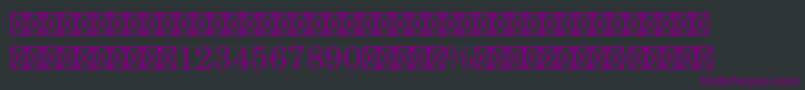 NewcenturyschlbkltstdFra Font – Purple Fonts on Black Background