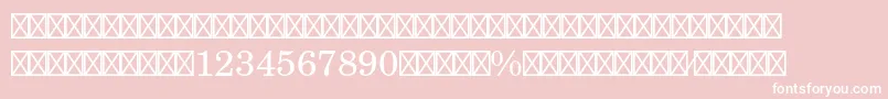 フォントNewcenturyschlbkltstdFra – ピンクの背景に白い文字