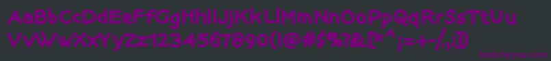 Blackredis Font – Purple Fonts on Black Background