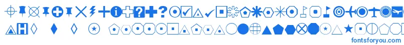 EsriDefaultMarker Font – Blue Fonts