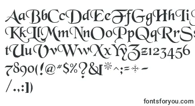 Black Chancery font – gothic Fonts