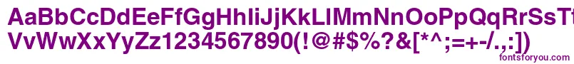 AglettericacBold-fontti – violetit fontit valkoisella taustalla
