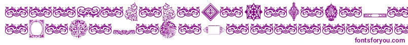 VintageDecorativeSigns7-fontti – violetit fontit