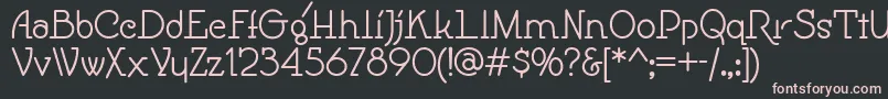 Speedball Font – Pink Fonts on Black Background