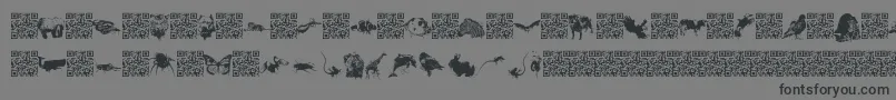 Więcej informacji o czcionce Worldbeings Czcionka Worldbeings – czarne czcionki na szarym tle