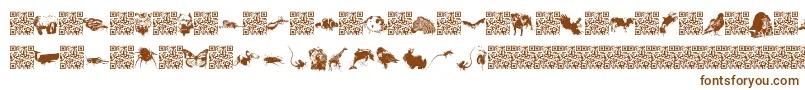 Worldbeings Font – Brown Fonts on White Background