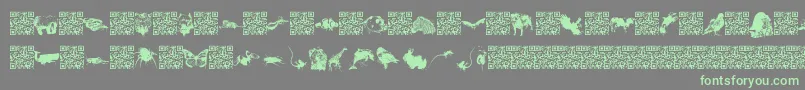 More about Worldbeings Font Worldbeings Font – Green Fonts on Gray Background