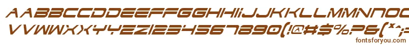 Шрифт DodgerCondensedItalic – коричневые шрифты