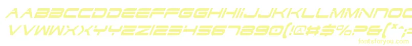 DodgerCondensedItalic Font – Yellow Fonts