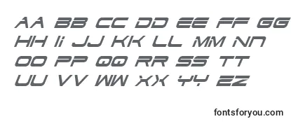 DodgerCondensedItalic Font