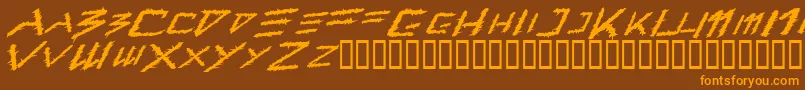 Lisätietoja Barbt-fontista Barbt-fontti – oranssit fontit ruskealla taustalla