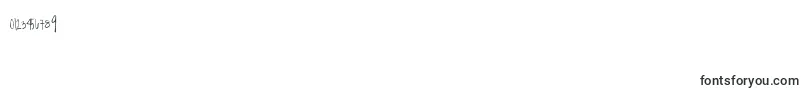 Fonte Totallystraight – fontes para números e dígitos