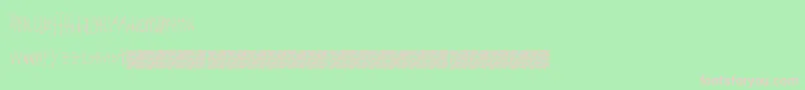 Totallystraight Font – Pink Fonts on Green Background