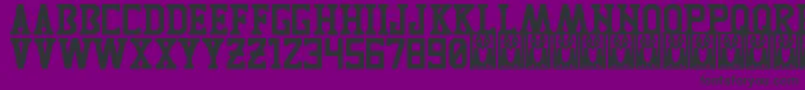 TigresUanl Font – Black Fonts on Purple Background