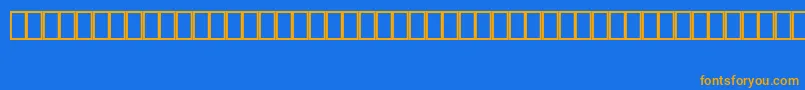 SultanKoufiBold2 Font – Orange Fonts on Blue Background