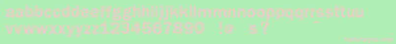 Vtks Giz Font – Pink Fonts on Green Background