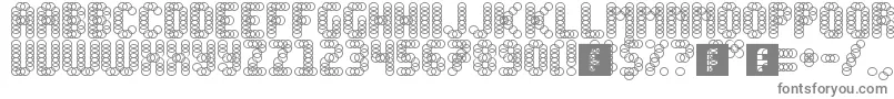 フォントSlink – 白い背景に灰色の文字