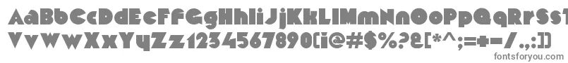 MekonRegularalt-Schriftart – Graue Schriften auf weißem Hintergrund