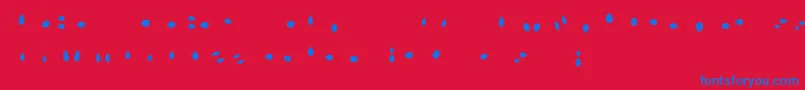 Más sobre la fuente MisterLoopyLoops fuente MisterLoopyLoops – Fuentes Azules Sobre Fondo Rojo