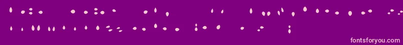 MisterLoopyLoops Font – Pink Fonts on Purple Background
